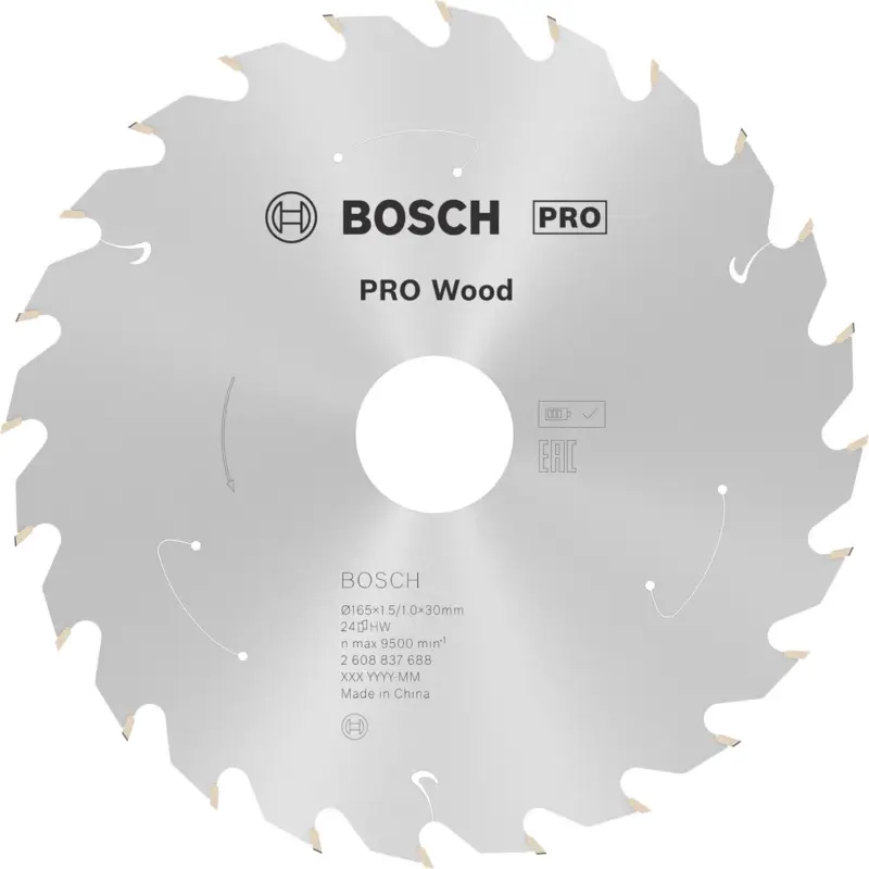 Online Kaufen Bosch PRO Wood cordless Blatt für Kreissägen 165 x 1,5 x 30 mm - 2608837688