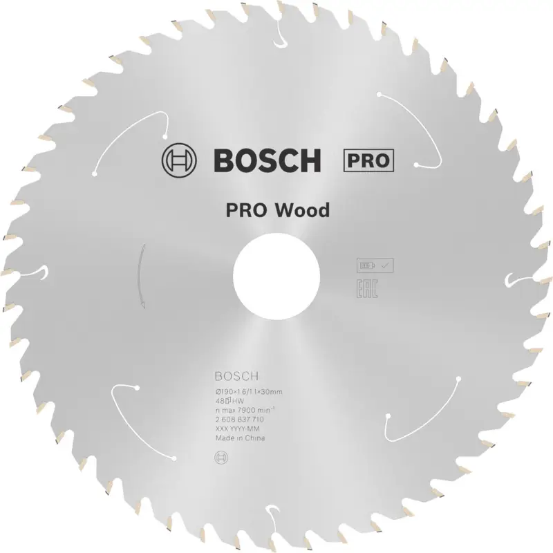 Mega-Angebot Bosch PRO Wood cordless Blatt für Kreissägen 190 x 1,6 x 30 mm - 2608837710