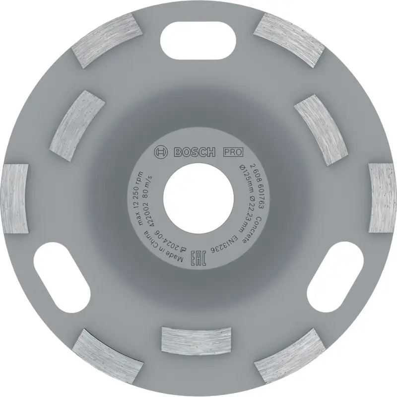 Bosch PRO Concrete Schleifkopf 50 x 125 mm 22,23 mm - 2608601763 Beliebt