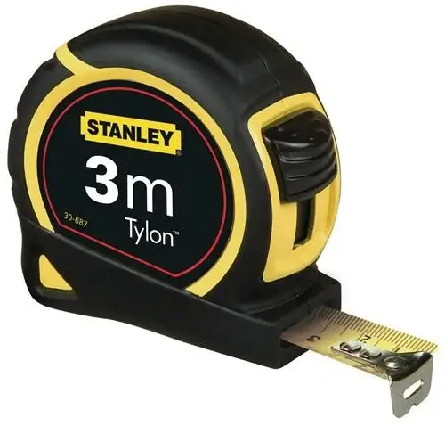Top-Seller STANLEY Taschenrollbandmaß Tylon L.8m B.25mm mm/cm EG II Ku.Gürtelclip - 1-30-657