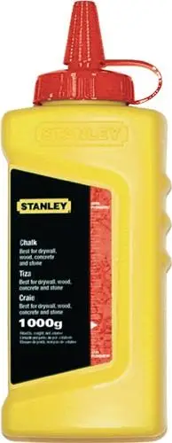 Stanley Schlagschnurkreide 1000 g rot - 1-47-919 Begrenztes Angebot