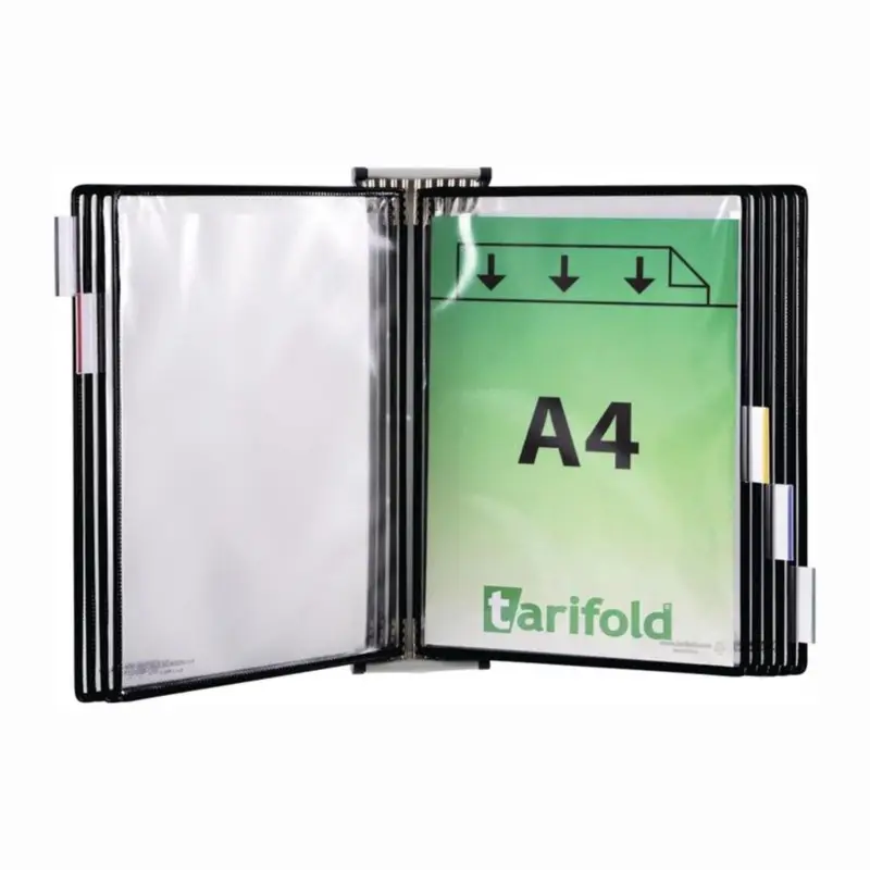 tarifold Wandhalter 5 Sichttafeln schwarz - 416167 Finale Aktion