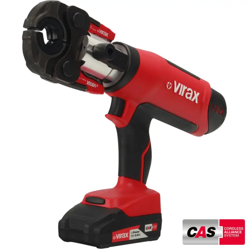 Bestpreis VIRAX Akku-Pressmaschine VIPER M2X 18V 1x 2,0 Ah CAS-Akku + Ladegerät inkl. Mutterzange - 253569