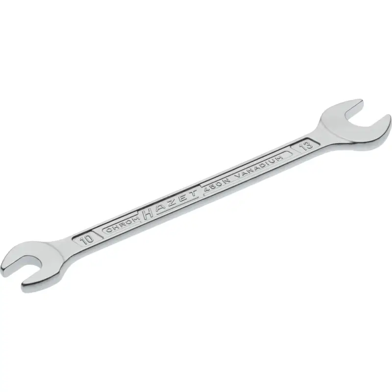 Hazet Doppelmaulschlüssel 450N 10x13mm L.172mm verchr - 450N-10X13 Zertifiziert