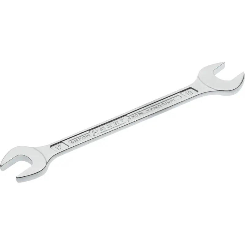 Expressversand Hazet Doppelmaulschlüssel 450N 17x19mm L.220,9mm verchr - 450N-17X19