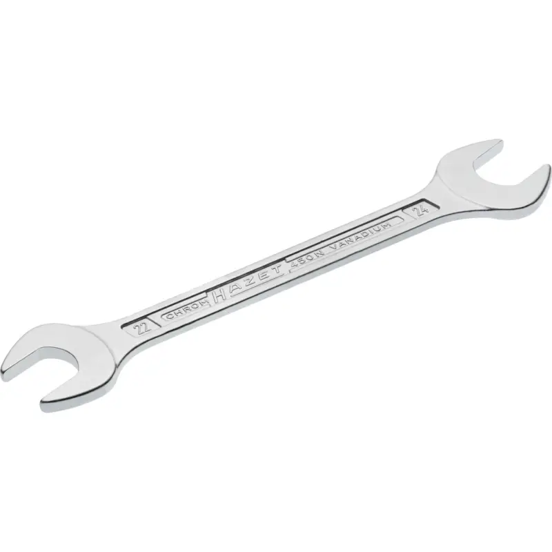 Hazet Doppelmaulschlüssel 450N 22x24mm L.254,6mm verchr - 450N-22X24 Preisknaller