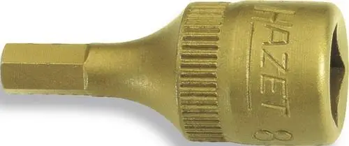 Begrenztes Angebot Hazet Steckschlüsseleinsatz 8501 1/4" Innen-6-kant SW 4 mm L 28 mm - 8501-4