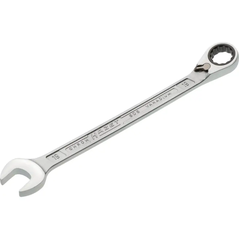 Preis Gesenkt Hazet Maulringratschenschlüssel 606 SW 19mm L.268,3mm umschaltbar,Rings.15Grad - 606-19