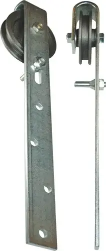 Markenprodukt HBS-BETZ Schiebetorrolle m.Bügel 120mm STA verz.max.100kg 11/13mm - 60012