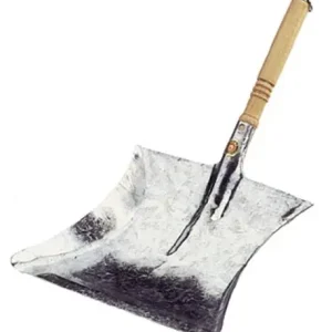 Neue Ware Kehrschaufel mit Holzgriff Metall verzinkt - 51557-05