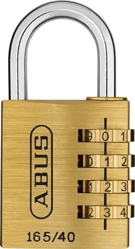 ABUS Zahlenvorhangschloss 165 Schlosskörper-B.40mm MS Zahlenroll.4 - 20361 Preisknaller
