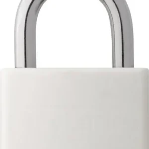 Online Kaufen ABUS Zylindervorhangschloss T65AL/40 weiß gl.Schlosskörper-B.43mm Alu.gl. - 49949 4