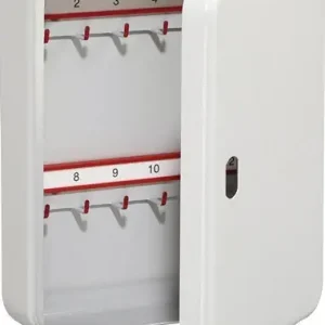 Bestpreis BURG-WÄCHTER Schlüsselbox CS 15 V-PZ H205xB160xT75mm grau Stahlbl.Anz.Hak.15 - CS 15 V-PZ