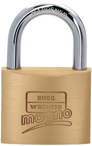 Sonderaktion BURG-WÄCHTER Zylindervorhangschloss 400 E Magno/30 Schlosskörper-B.30mm MS versch.-schl. - 06130 5