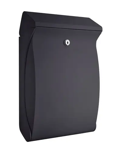 Direktkauf BURG-WÄCHTER Briefkasten Swing 4906 Ant H.419mm B.271mm T.129mm anth.Ku.DIN C4 - SWING 4906 ANT