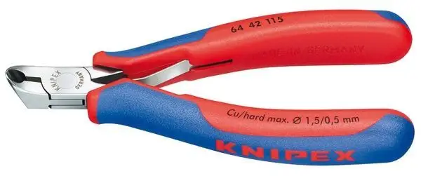 Heißes Angebot Knipex Elektronik-Vornschneider 115 mm - 6442115