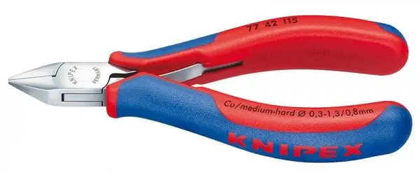 Knipex Elektronik-Seitenschneider 130 mm - 7742130 Zertifiziert
