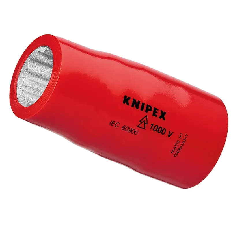Knipex 1x Steckschlüsseleinsatz (Doppel-Sechskant) mit Innenvierkant 1/2" - 984711/16" Schnäppchen