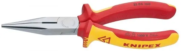 Knipex Flachrundzange mit Schneide - 2506160 Meistverkauft