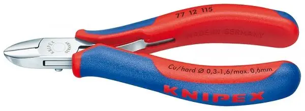 Knipex Elektronik-Seitenschneider 115 mm - 7712115 Expressversand