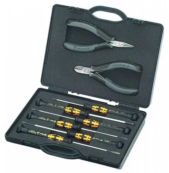 Knipex Elektronikzangen-Set - 002018ESD Sonderaktion
