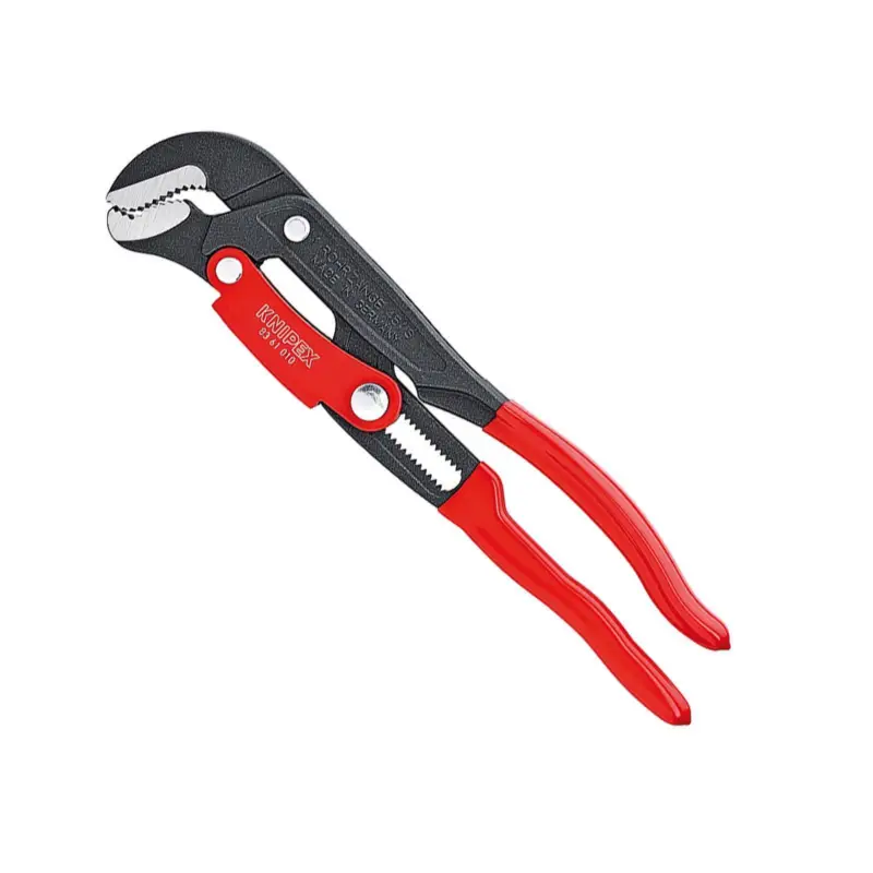 Zertifiziert Knipex Rohrzange S-Maul mit Schnellverstellung - 8361015