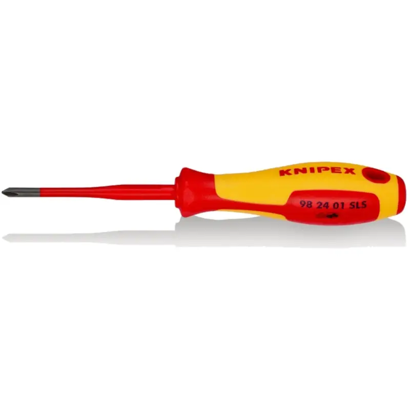 Knipex Schraubendreher (Slim) PlusMinus Phillips® - 982401SLS Markenprodukt