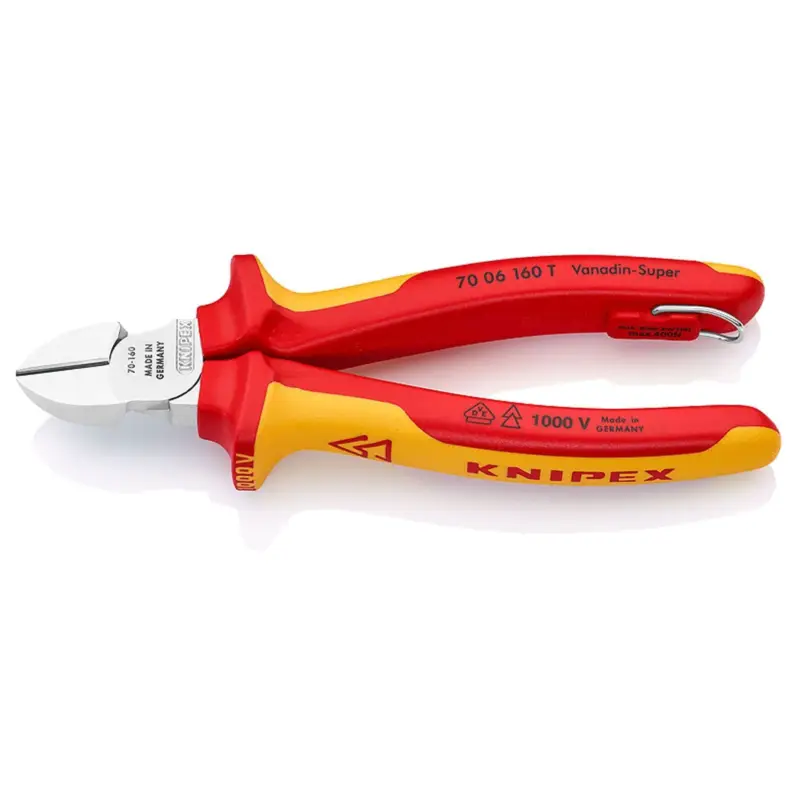 Knipex Seitenschneider mit Befestigungsöse 160 mm - 7006160T Preiswert