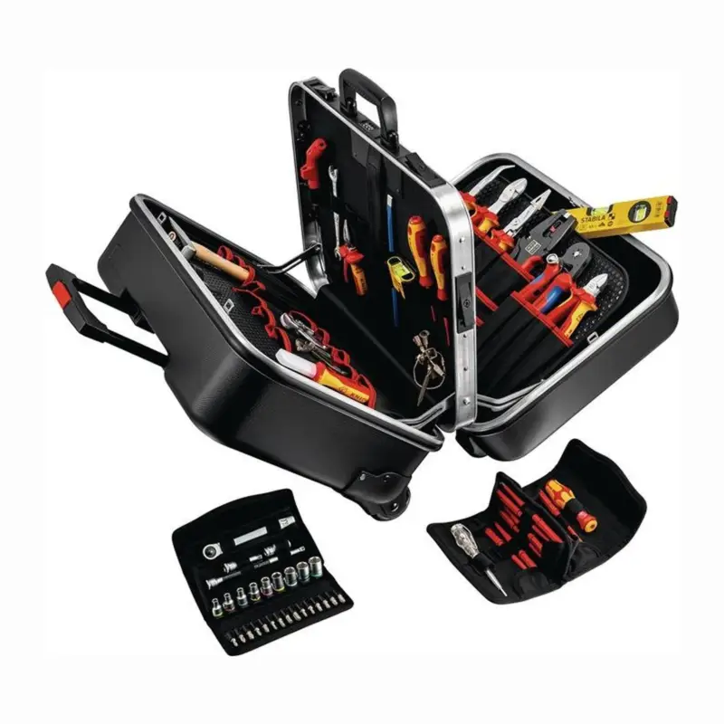 Preiswert Knipex Werkzeugsortiment Big Twin Move Elektro 63-teilig - 002141