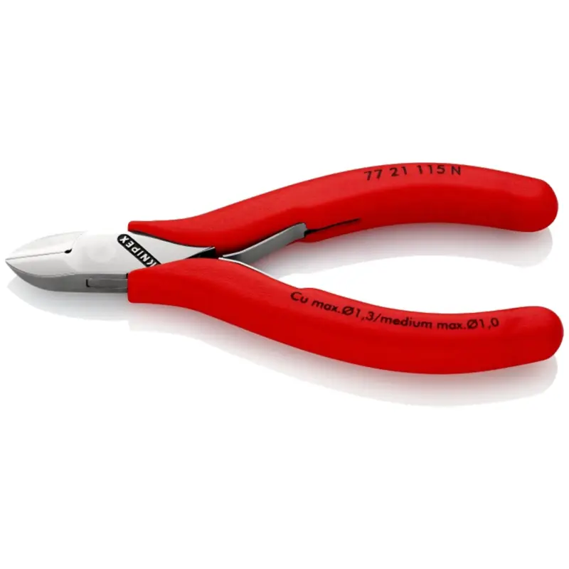 Knipex Elektronik-Seitenschneider mit durchgestecktem Gelenk - 7721115N Sofort Bestellen