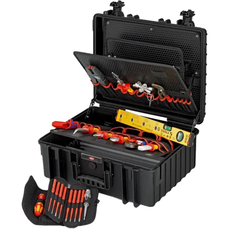 Finale Aktion Knipex Werkzeugkoffer "Robust34" Elektro - 002136