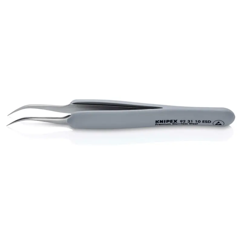 Aktuell Knipex Gummi-Pinzette ESD Edelstahl 122 mm - 923110ESD