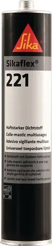 Echt Sika Polyurethandichtstoff Sikaflex-221 300 ml uniweiß Kartusche - 15771