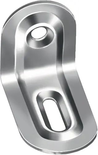 Preiswert VORMANN Verstellwinkel L.39x28 mm B.22 mm S.1 mm Stahl roh blau verzinkt - 000174001Z