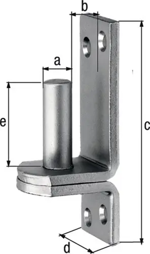 GAH Alberts Kloben auf Platte 13x10mm VA - 318215 Direkt Vom Hersteller
