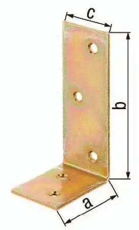 GAH Alberts Balkenwinkel L80 x 40 mm B.30 mm ungleichschenklig Stahl roh - 332839 Abverkauf