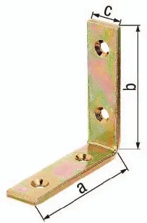 Sale GAH Alberts Balkenwinkel L160 x 160 mm B.20 mm schmal Stahl roh - 333256