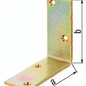 Echt GAH Alberts Balkenwinkel L100 x 100 mm B.40 mm Stahl galv.gelb verzinkt S.5 mm - 333508