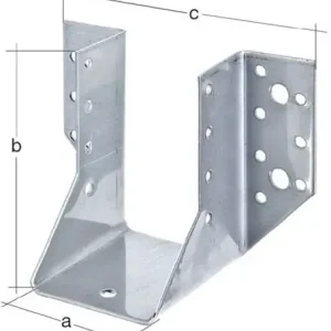 GAH Alberts Balkenschuh Typ A 40/110 2 mm ETA-08/0171 Stahl sdmverz. - 334505 Echt