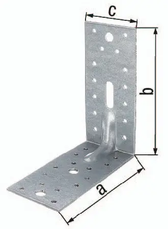 GAH Alberts Schwerlastwinkelverbinder ETA-8/165 150 x 150 x 65 mm Anz.Löcher 1/3/28 S.2,5 mm - 335724 Mega-Angebot
