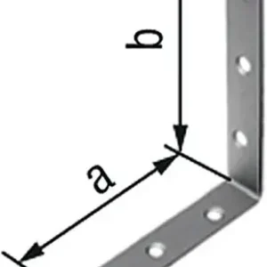 GAH Alberts Stuhlwinkel L.60 x 60 mm B.16 mm S.2 mm VA Loch-D.5,5mm - 361129 Heißes Angebot