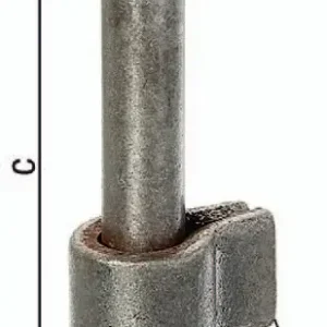 GAH Alberts Kloben zum Anschweißen 16 x 30 mm Stahl roh - 411015 Sale