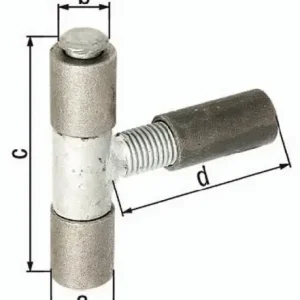 Beliebt GAH Alberts Anschweißband 27x15x90x92mm STA roh - 411565