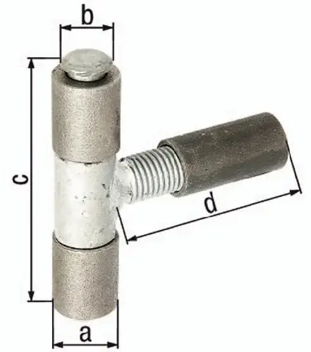 Beliebt GAH Alberts Anschweißband 27x15x90x92mm STA roh - 411565