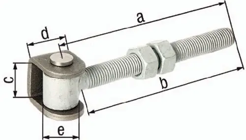 Geprüft GAH Alberts Torband 144x138x37x30mm STA roh - 418366