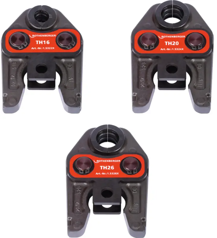 Direkt Vom Hersteller ROTHENBERGER Pressbacken-Set Standard TH16-20-26 im Koffer - 015063X