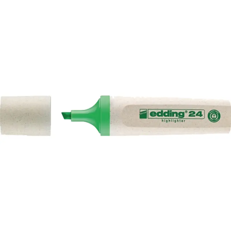 edding Textmarker 24 EcoLine hellgrün Strich-B.2-5 mm Keilspitze - 4-24011 Direktkauf