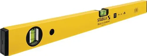 Letzte Chance STABILA Wasserwaage 70 120cm Alu.gelb ± 0,5 mm/m - 2289
