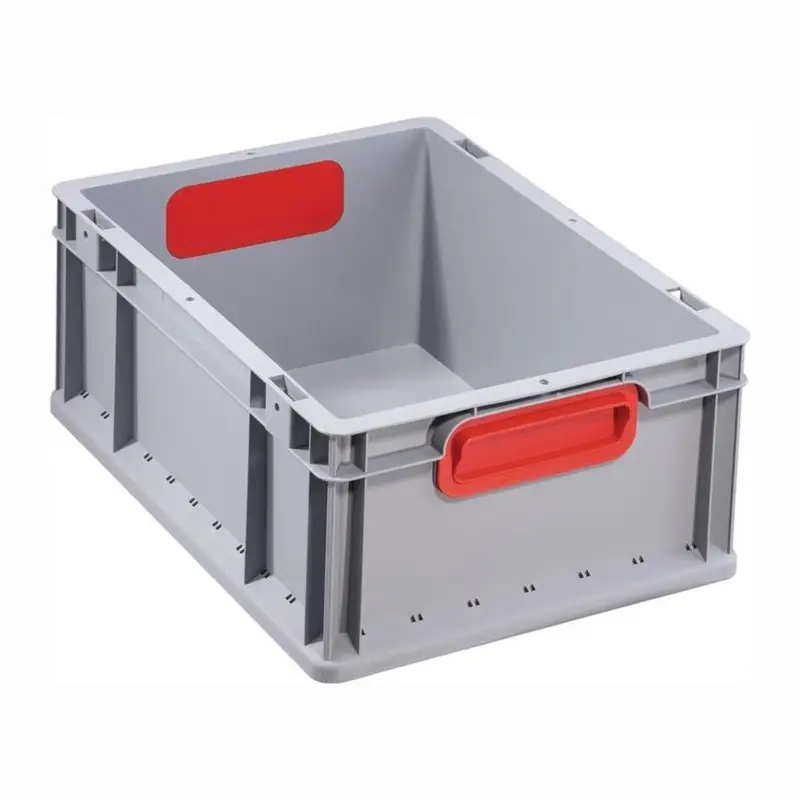 Allit Transportstapelbehälter geschlossener Griff rot 400 x 300 x 170 mm - 456705 Versand Am Gleichen Tag