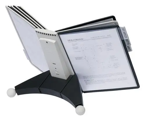 Garantierte Lieferung Durable Tischständer Kunststoff schwarz/grau - 563222